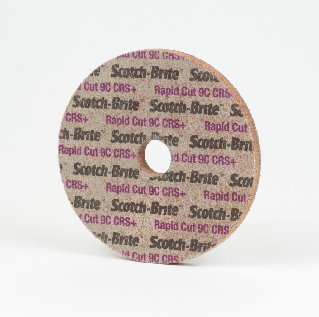 7100030390__Main_Picture__832029__Scotch-Brite__Rapid_Cut_Unitized_Wheel_RC-UW__152_mm_x_3_mm_x_12_mm__9C_CRS_